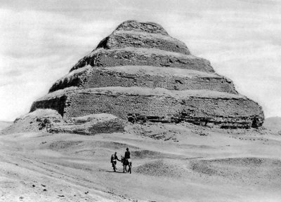 A Step Pyramid Outside Cairo, Egypt by Unbekannt