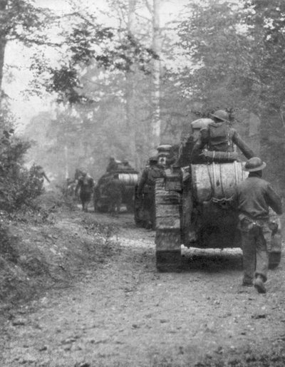 Americans preparing for the attack on the Argonne Forest, Verdun, France, September, 1918 by Unbekannt