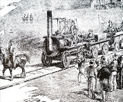An Engine Locomotive I Built by George Stephenson by Unbekannt