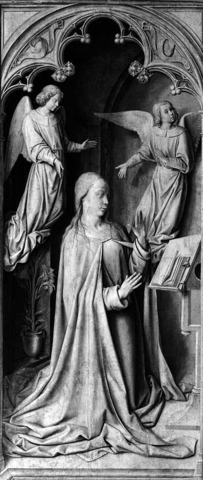Annunciation (detail) by Unbekannt