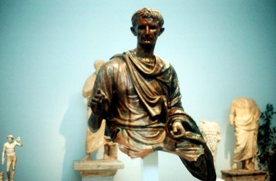 Augustus Caesar - Gaius Julius Caesar Octavianus 63 BC-14 AD, first Roman Emperor by Unbekannt