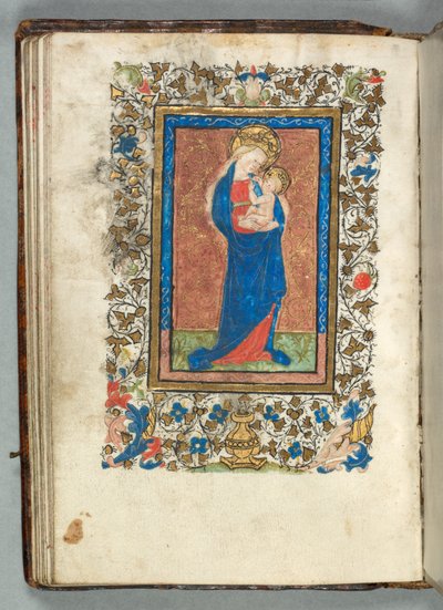 Book of Hours Use of Metz: Fol. 26v, Virgin and Child, c. 1440 by Unbekannt