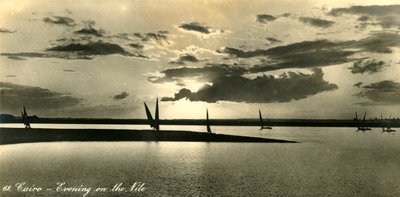 Cairo - Evening on the Nile by Unbekannt