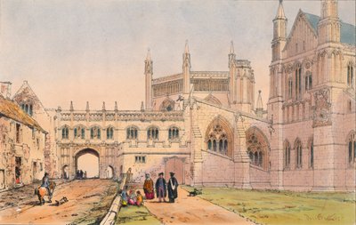 Chain Gate with Chapter House, 19th century by Unbekannt