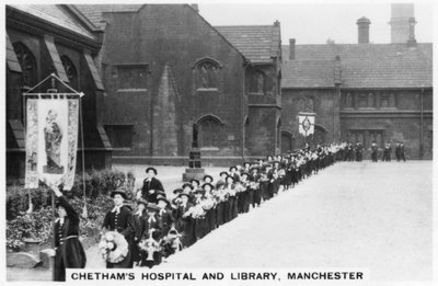 Chethams Hospital and Library, Manchester by Unbekannt
