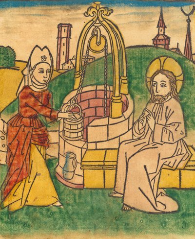Christ and the Woman of Samaria by Unbekannt