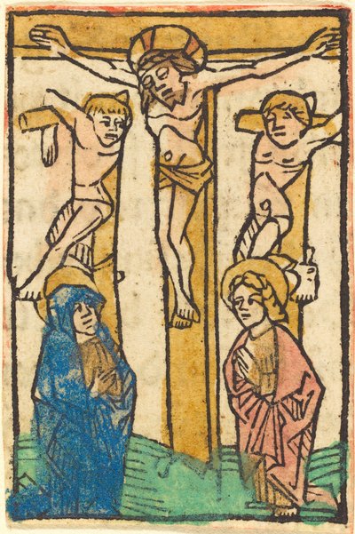 Christ on the Cross between the Two Thieves by Unbekannt