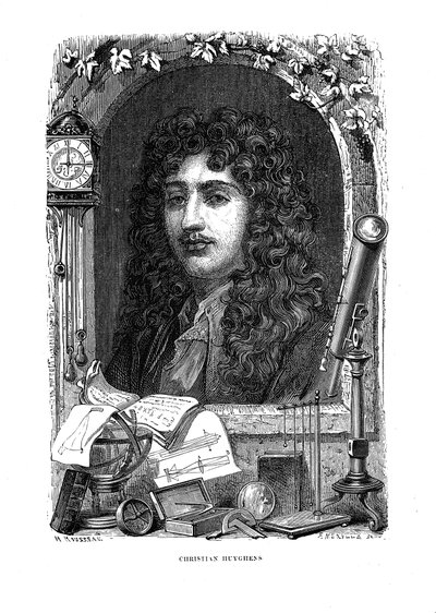 Christiaan Huygens 1629-1695, Dutch Physicist, Mathematician and Astronomer, c1870 by Unbekannt