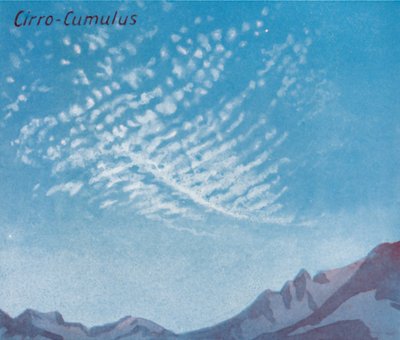 Cirro-Cumulus - A Dozen of the Principal Cloud Forms in the Sky by Unbekannt