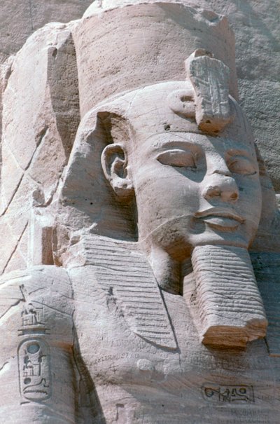 Colossal Statue of Rameses II, Temple of Abu Simbel, Egypt by Unbekannt