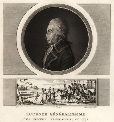 Count Nicolas Luckner, French Revolutionary general, executed in 1794 by Unbekannt