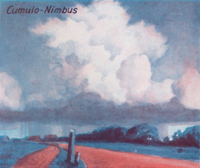 Cumulo-Nimbus - A Dozen of the Principal Cloud Forms In The Sky by Unbekannt