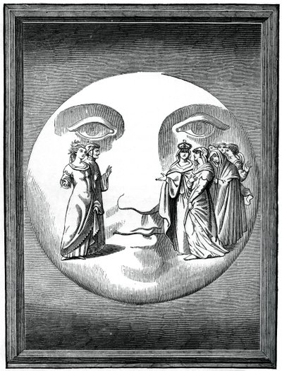 Dante and Beatrice Transported to the Moon, 16th Century 1870 by Unbekannt