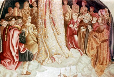 The Virgin of the Navigators (Detail) by Unbekannt