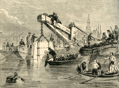 Diving-Bell Used in the Construction of the Thames Tunnel by Unbekannt