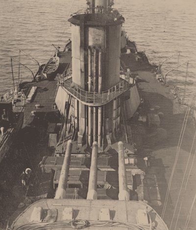 Dreadnought Imperator Aleksandr III in Bizerte by Unbekannt