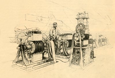 Dynamo-Electric Machines, Worked by Steam, and Producing Magneto-Electricity, 1882 by Unbekannt