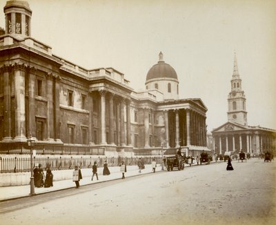 Exterior of the National Gallery, London by Unbekannt