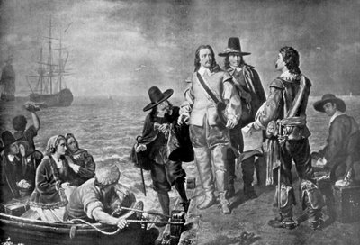 Hampden and Pym Prevented from Emigrating to New England by Order of the Government by Unbekannt