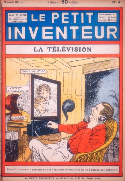 Idea for a Video-Phone Using Neon Tubes to Give the Picture Display by Unbekannt