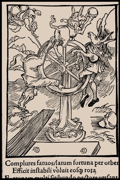 Illustration to the book Ship of Fools by Sebastian Brant, 1497 by Unbekannt
