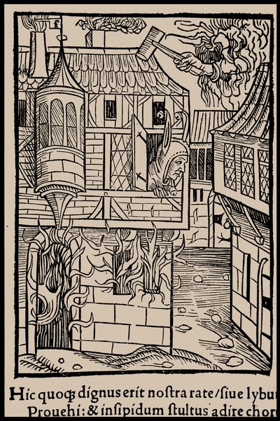 Illustration to the book Ship of Fools by Sebastian Brant by Unbekannt