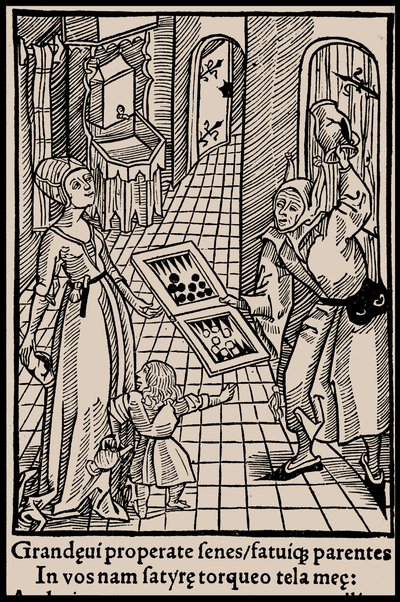 Illustration to the Book Ship of Fools by Sebastian Brant, 1497 by Unbekannt