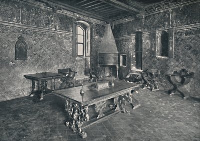 Interior, Palazzo Davanzati - With Late 16th Century Florentine Table by Unbekannt