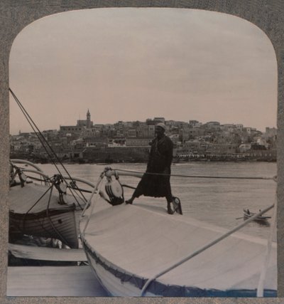 Jaffa the ancient Joppa from the Sea by Unbekannt