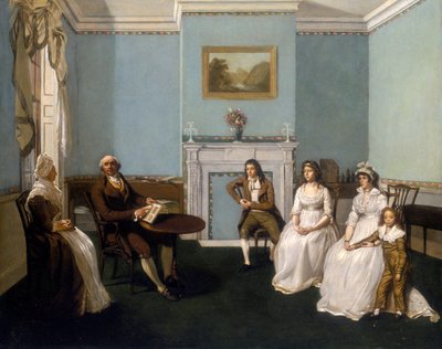 John Middleton with His Family in His Drawing Room by Unbekannt