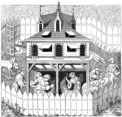 Kennel in Which Dogs Should Live, and How They Should Be Kept, 15th Century, 1849 by Unbekannt