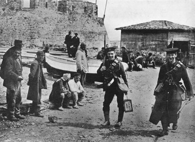Landing Party of Marines During the Early Part of Operations Against the Dardanelles, 1915 by Unbekannt