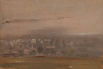 Landscape with Trees on a Slope, early 19th century by Unbekannt