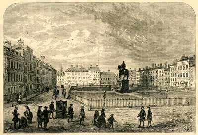 Leicester Square, about 1750 by Unbekannt