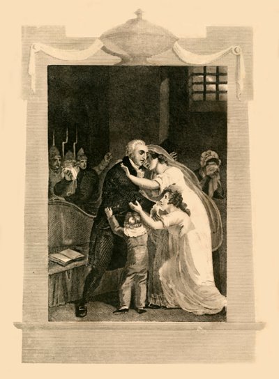 Louis XVI Taking Leave of His Family Previous to His Execution by Unbekannt