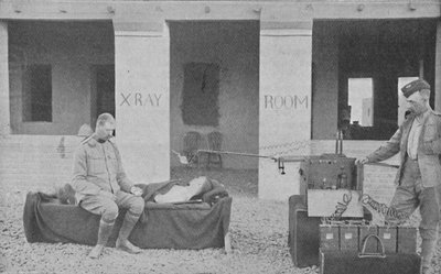 Major Battersby and his Orderly taking a Radiograph in the Sudan by Unbekannt