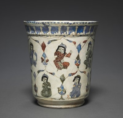 Minai Beaker with Seated Princes by Unbekannt