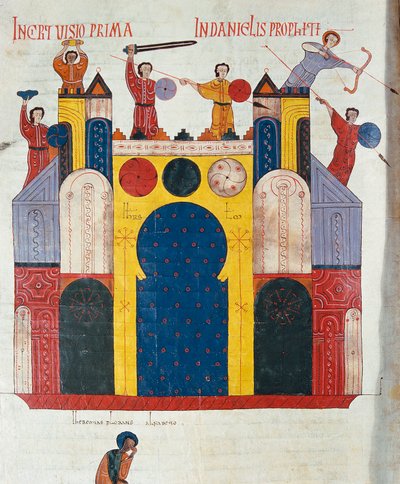 Miniature from the Commentaries on the Apocalypse by Unbekannt