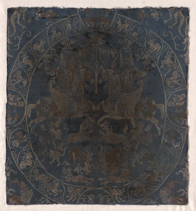 Modern Reproduction of the Bahram Gur silk in Berlin by Unbekannt