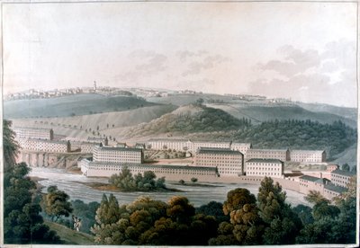 New Lanark Mills, Scotland by Unbekannt
