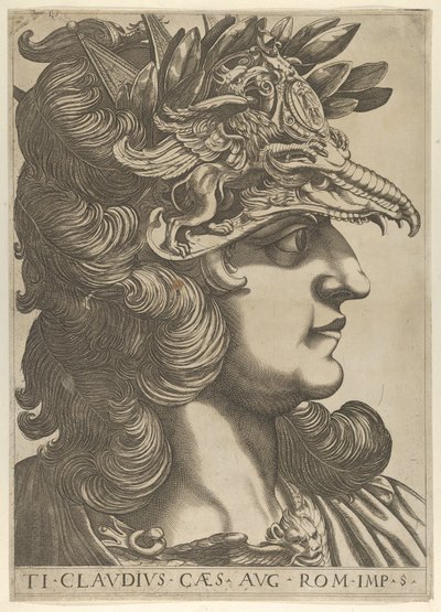 Plate 5: Tiberius Claudius in profile to the right, from 
