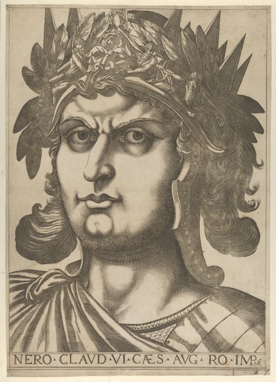 Plate 6: Nero with His Head Turned Slightly to the Right, from 