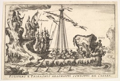Plate 8: Polyphemus and Palemonius Led by Ceres by Unbekannt