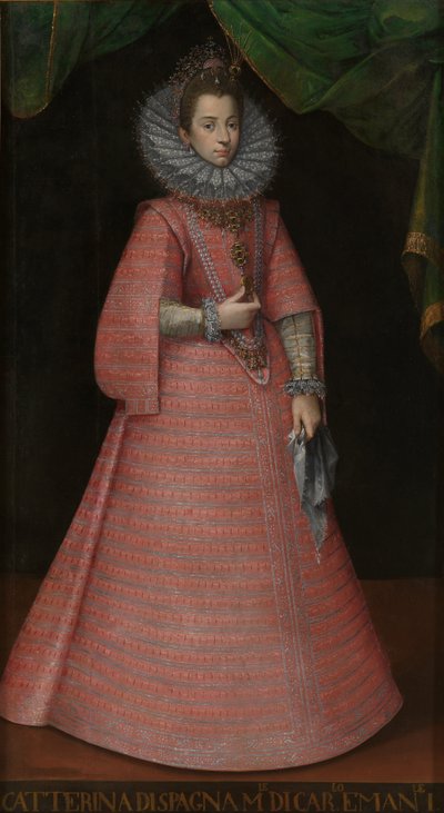 Portrait of the Infanta Catherine Michelle of Spain by Unbekannt