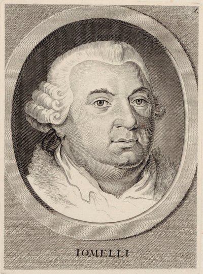 Portrait of the Composer Niccolò Jommelli by Unbekannt