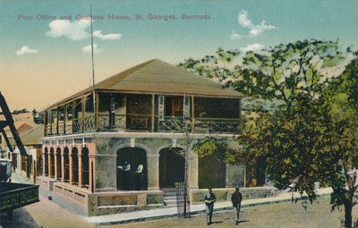 Post Office and Customs House, St. Georges, Bermuda by Unbekannt