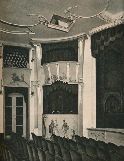Proscenium and Stage Boxes in the Komodie Theatre, Berlin by Unbekannt