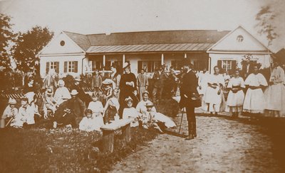 Pyotr I. Tchaikovsky 1840-1893 with the Davydov Family in the Kamenka Estate by Unbekannt