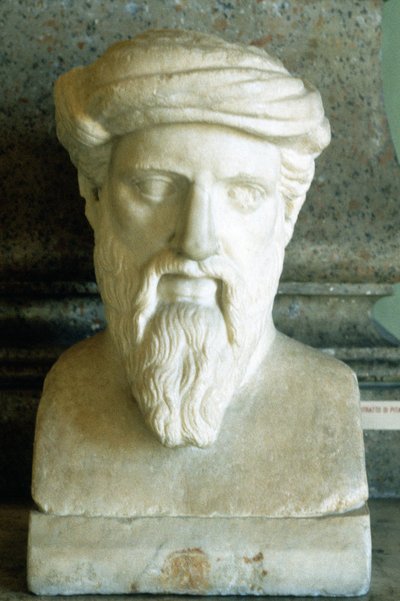 Pythagoras, Ancient Greek Mathematician and Philosopher by Unbekannt
