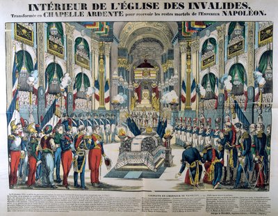 Remains of Napoleon I are Brought to Les Invalides in Paris, 15th December, 1840, 19th Century by Unbekannt